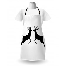 Reindeer Silhouette Apron