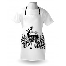 Reindeer Spruce Forest Apron