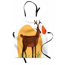 Smiling Antler Meadow Apron