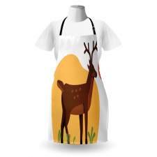 Smiling Antler Meadow Apron