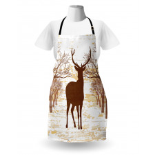 Rustic Silhouette Art Apron