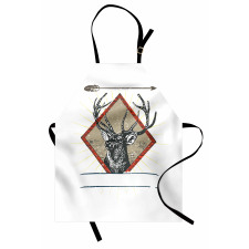 Hipster Wild Antler Apron