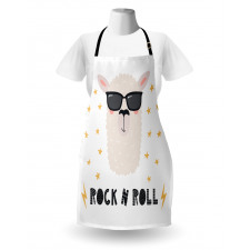 Funny Llama Portrait Apron