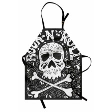 Gothic Ornate Skull Apron