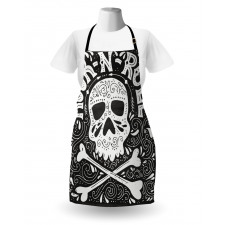 Gothic Ornate Skull Apron