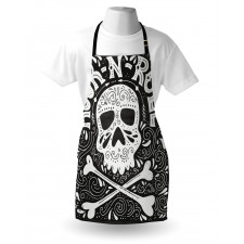 Gothic Ornate Skull Apron