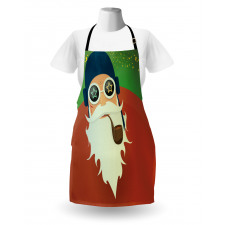 Funky Santa with Pipe Apron