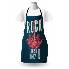 Microphones and Wings Apron