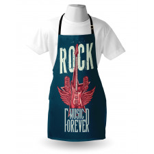 Microphones and Wings Apron