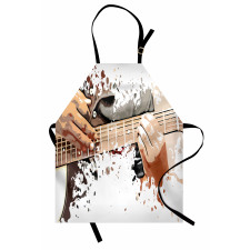 Man Playing Guitar Apron