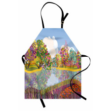 Vibrant Botany River Apron