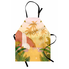 Soft Tropical Paradise Apron