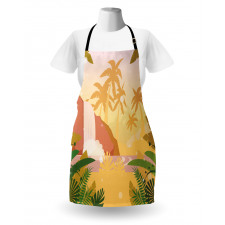 Soft Tropical Paradise Apron