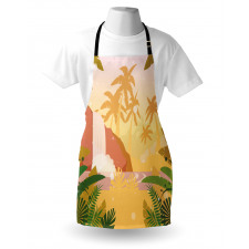 Soft Tropical Paradise Apron