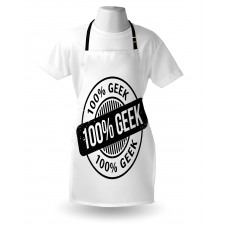 Fully Hundred Percent Geek Apron