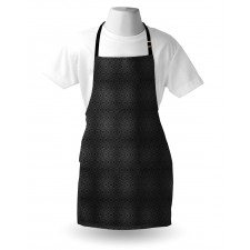 Floral Petals Dotted Frame Apron