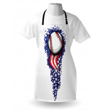 Stars Stripes Firework Apron