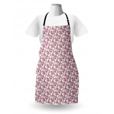 Cartoon Apple Blossom Apron