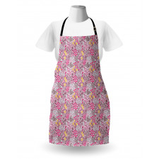 Abstract Garden Blossom Apron