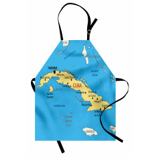 Republic of Cuba Modern Apron