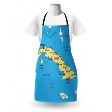 Republic of Cuba Modern Apron