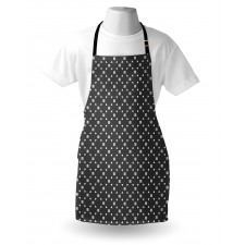 Neutral Pattern Petal Square Apron