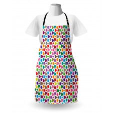 Colorful Curve Pattern Apron