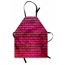 Grunge Bricks Art Apron