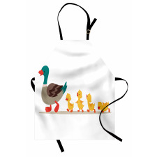 Mother Duck Babies Row Apron