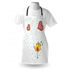 Love Bird Heart Apron