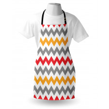 Abstract Retro Chevron Apron