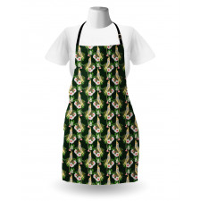 Parrot and Exotic Flora Apron