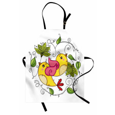 Love Avian Floral Art Apron