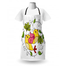 Love Avian Floral Art Apron