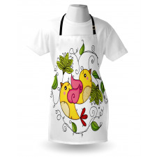 Love Avian Floral Art Apron