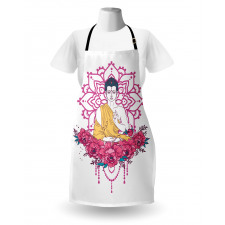 Meditation Floral Mandala Apron