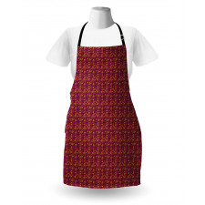 Damask Folk Antique Apron