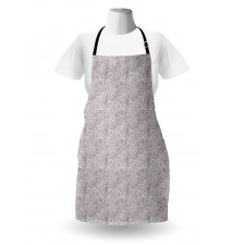 Flower Sketch Details Apron