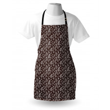 Damask Flowers Motif Apron