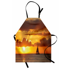 Ocean Boat Freedom Theme Apron