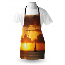 Ocean Boat Freedom Theme Apron