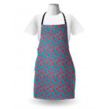 Vibrant Dahlia Petals Apron