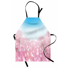 Cherry Blossom View Apron