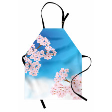 Cherry Blossom Sky Apron