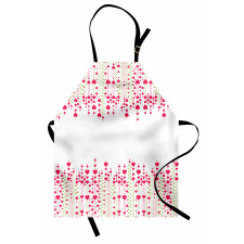 Heart Leaves Flowers Apron