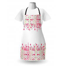 Heart Leaves Flowers Apron