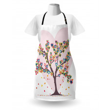 Tree with Leaves Floral Apron
