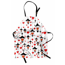 Lanterns and Hearts Apron