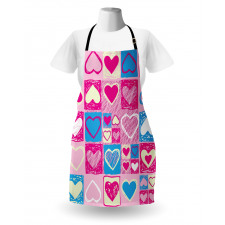 Hearts in Square Shape Apron