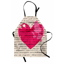 Love Words Handwriting Apron